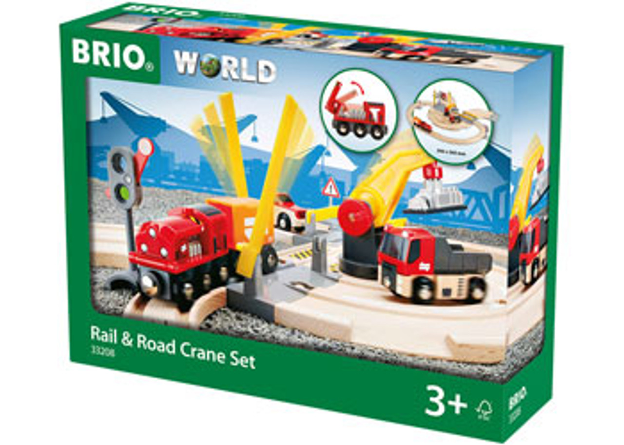 brio rail and road travel set