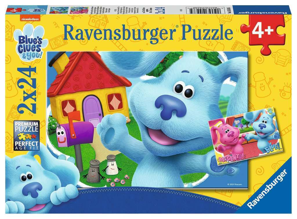 Ravensburger Blues Clues Puzzle 2 x 24 Piece Uncle Pete's Toys