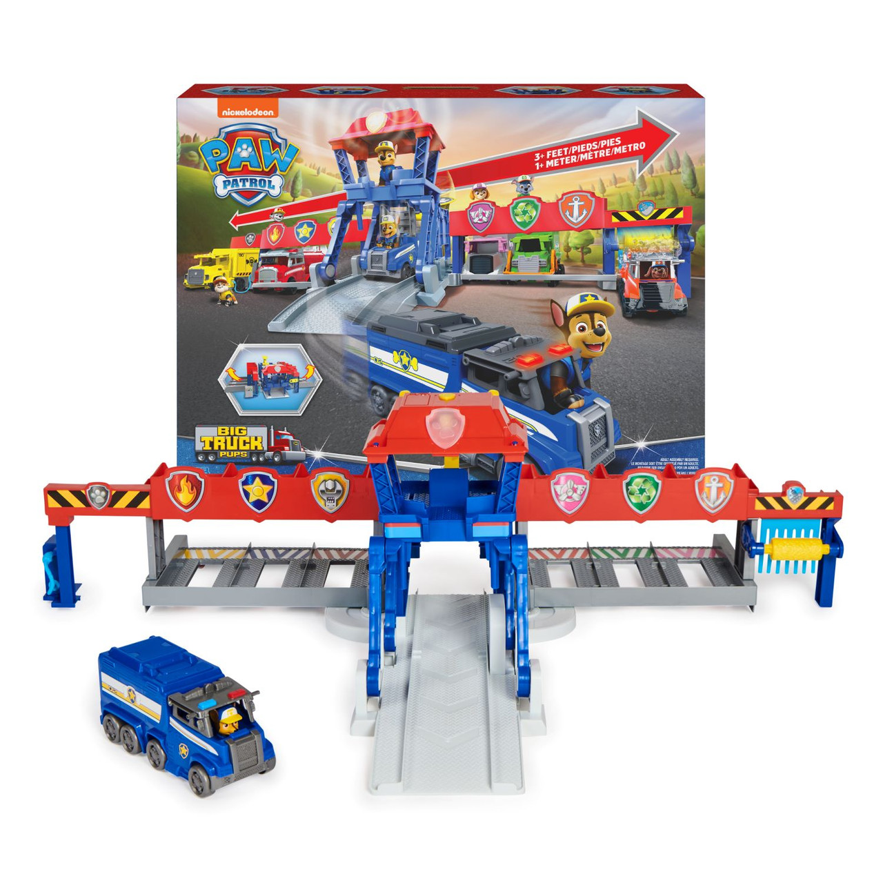 paw patrol interactive ride on play set