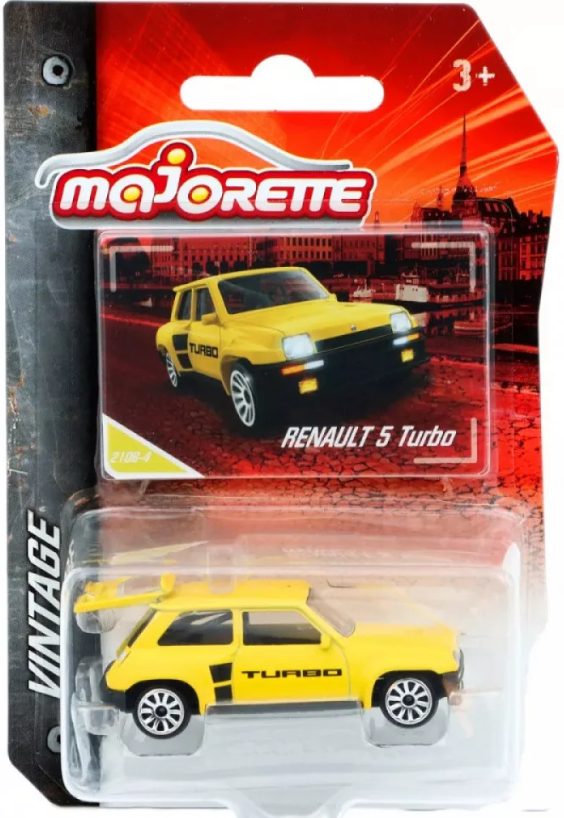 Majorette Vintage Renault Turbo Yellow Uncle Pete's Toys