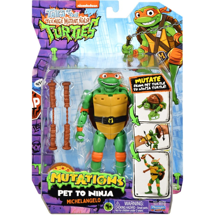 Teenage Mutant Ninja Turtles Mutations Deluxe Figure - Mikey