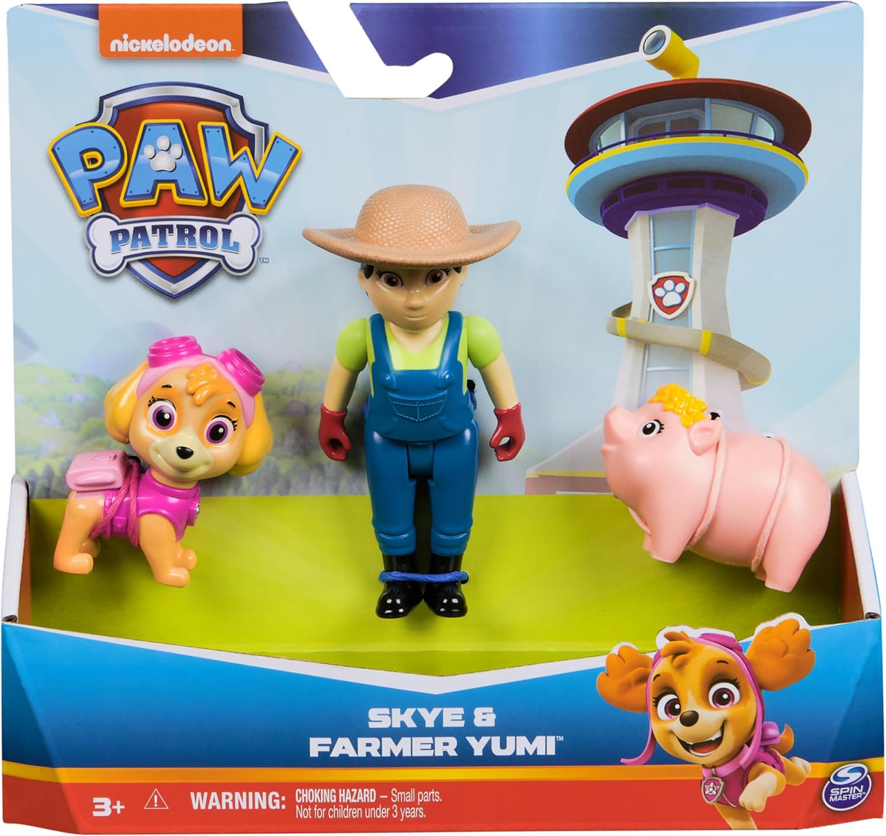 Paw Patrol Figures Sky and Farmer Yumi Uncle Pete's Toys