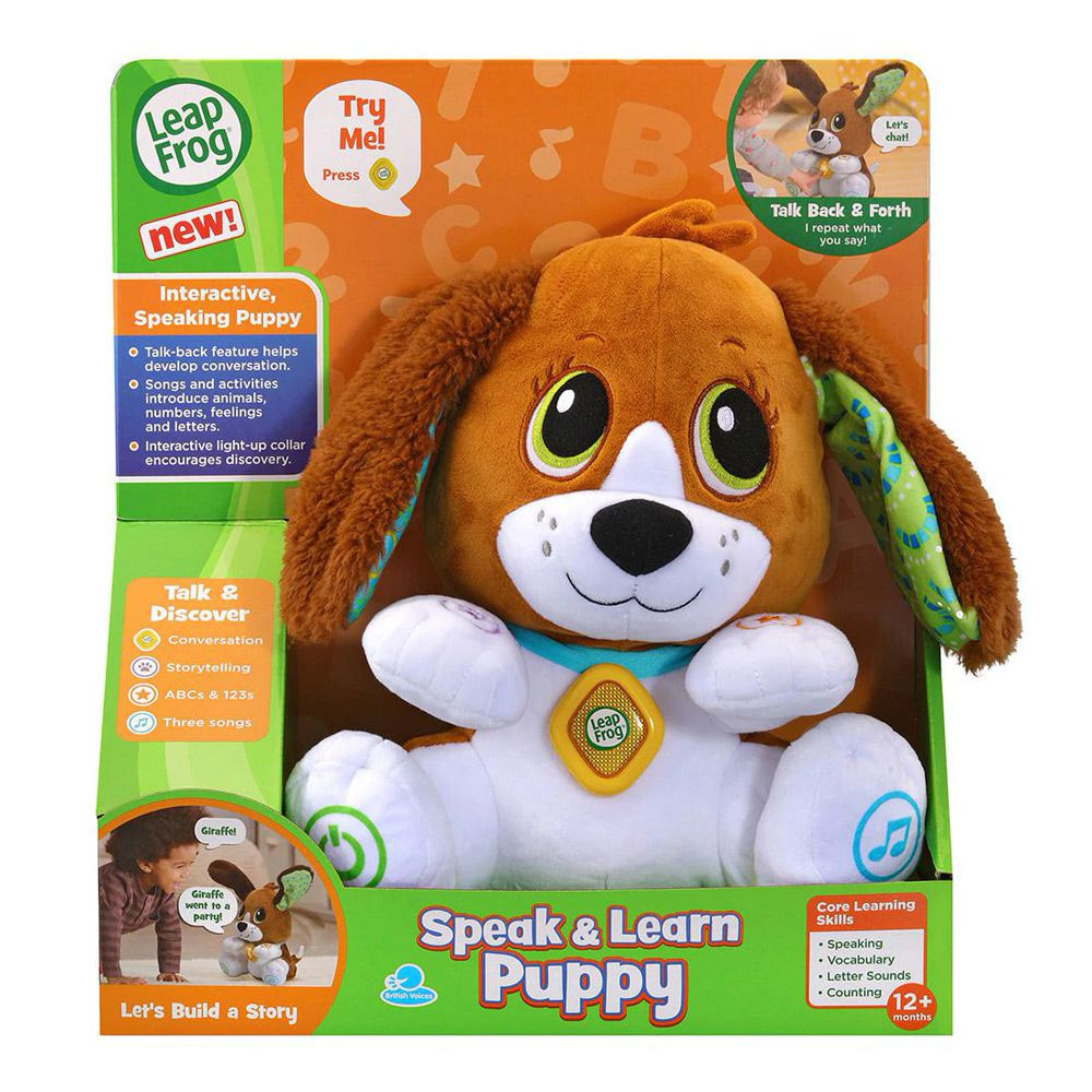 Vtech Leap Frog Speak And Learn Puppy Uncle Pete's Toys - Main Image