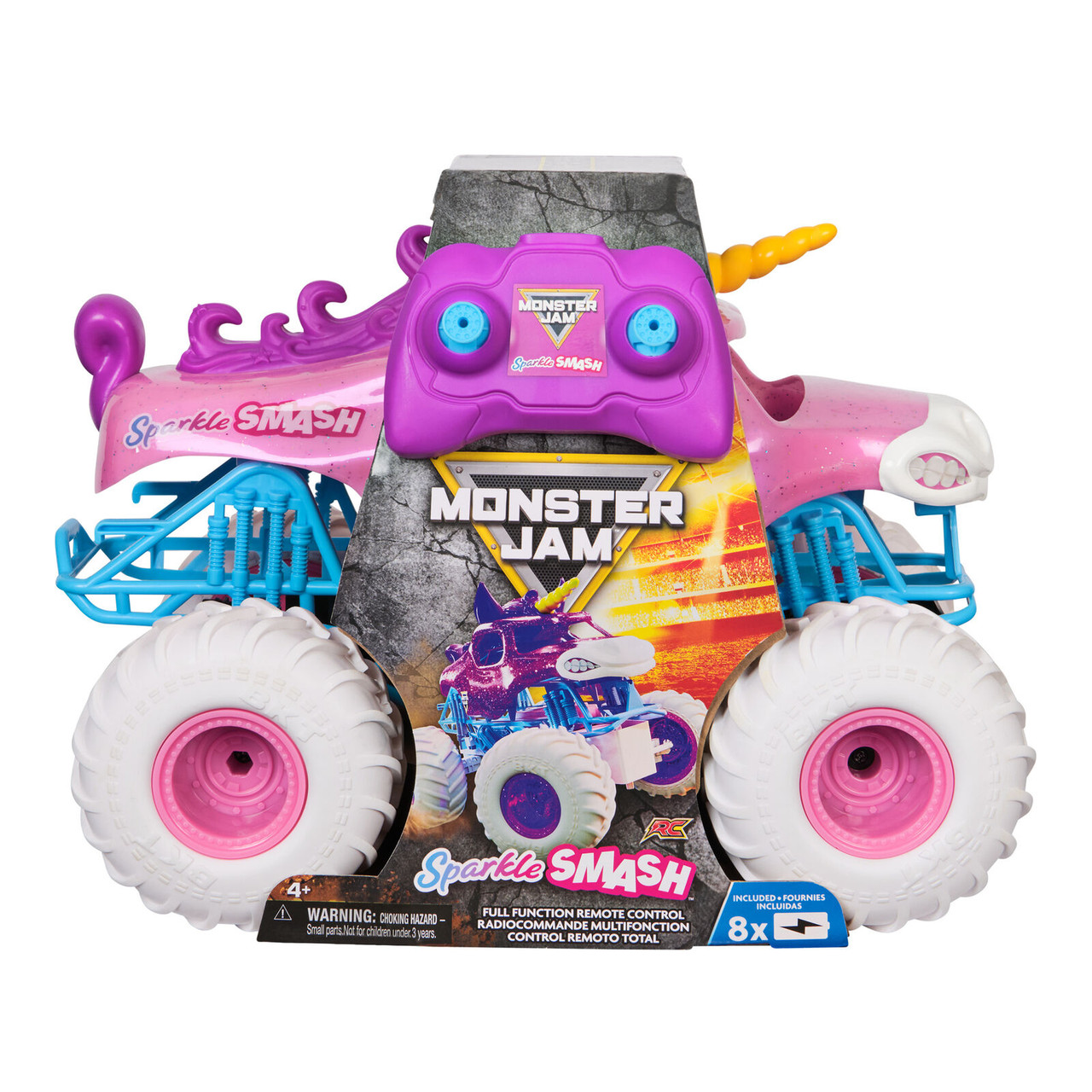 Monster Jam Radio Control 1:15 Sparkle Smash Uncle Pete's Toys