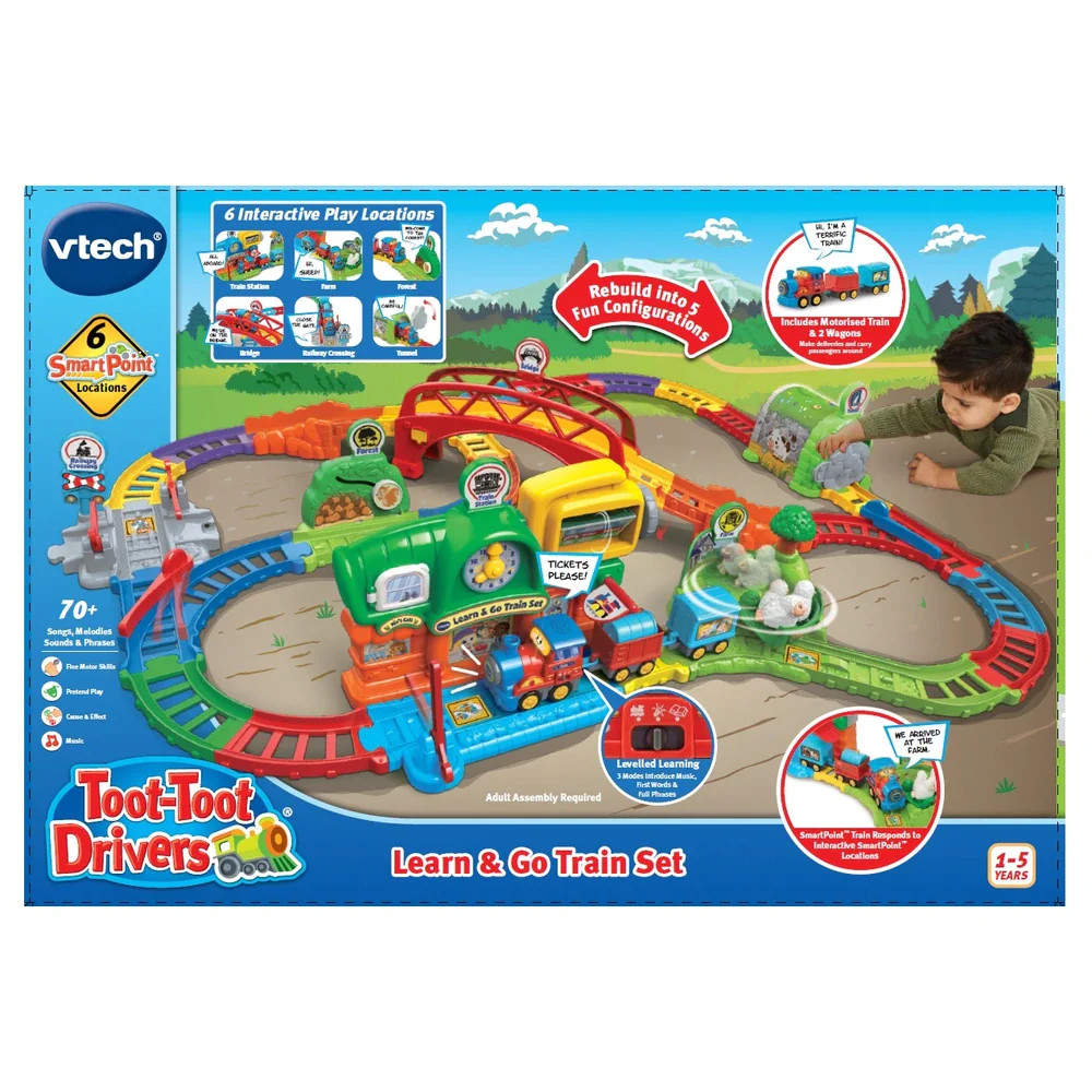 VTech Toot Toot Drivers Learn Go Train Set Uncle Pete's Toys