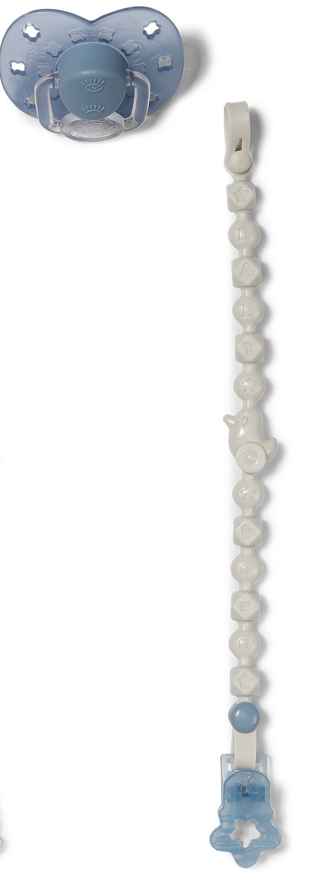 Baby Born Dummy with Chain Blue 838679/Blue Uncle Pete's Toys