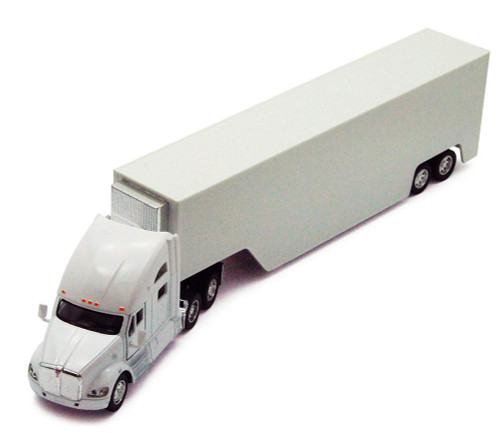 Kenworth T700 Container Truck - White (13 Inch - No Decals)