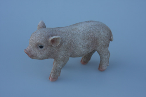 Small Pink Standing Pig