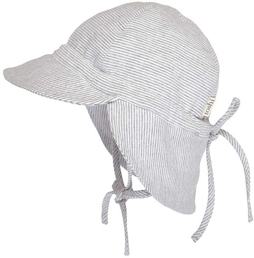 Toshi Flap Cap Baby Dove - Small