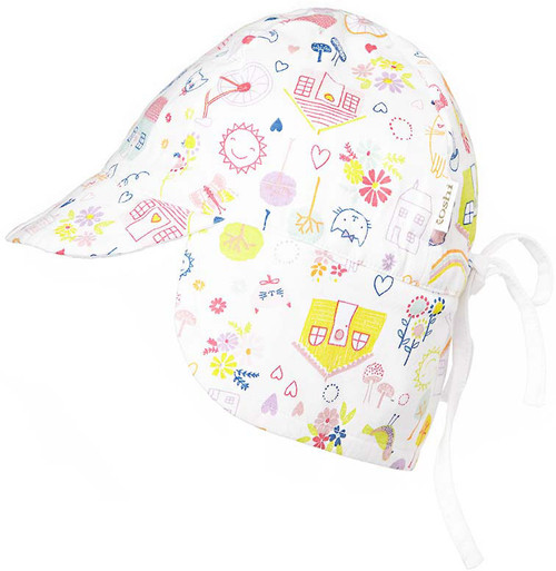 Toshi flap cap bambini happy xs