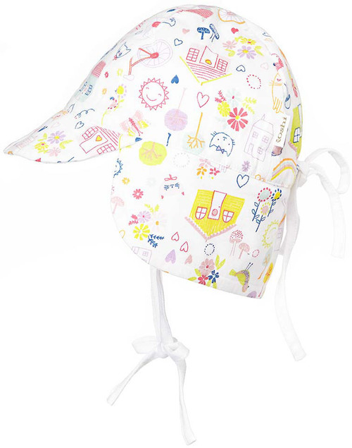 Toshi flap cap bambini happy xs