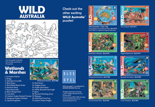 Bopal Wild Aust Wetlands & Marshes Puzzle 150 Pce