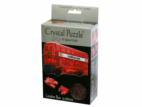 3D London Bus Crystal Puzzle