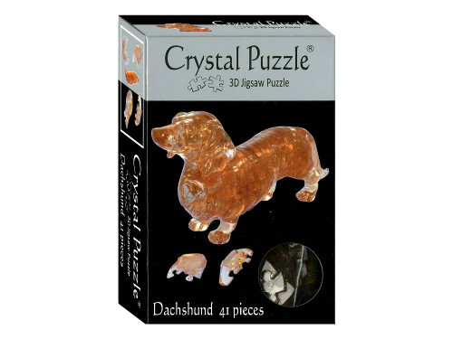 3D Dachshund Crystal Puzzle