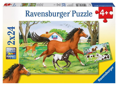 Ravensburger - World of Horses Puzzle 2x24 Piece