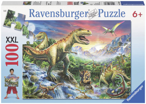 Ravensburger -Time of the Dinosaurs Puzzle 100 Piece