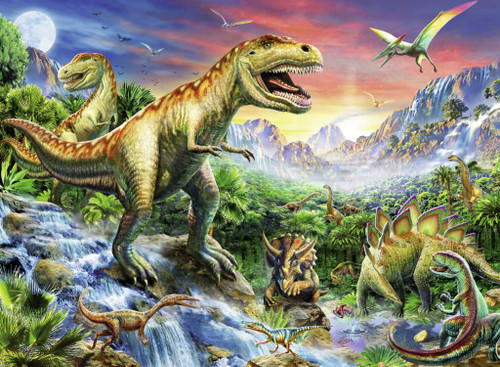Ravensburger -Time of the Dinosaurs Puzzle 100 Piece