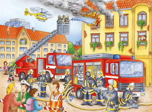 Ravensburger - Fire Brigade Puzzle 100 Piece Ravensburger - Fire Brigade Puzzle 100 Piece