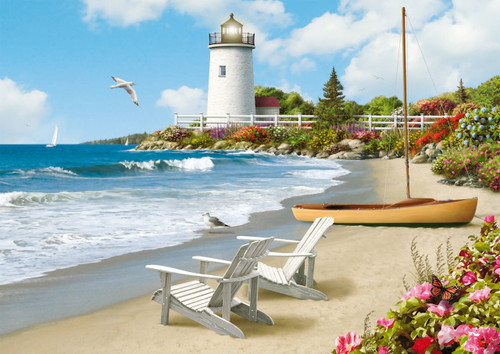 Ravensburger - Sunlit Shores Puzzle 300 Piece Large Format