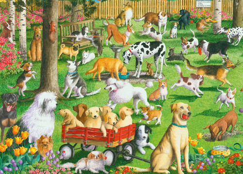 Ravensburger - At The Dog Park Puzzle 500pc Large Format