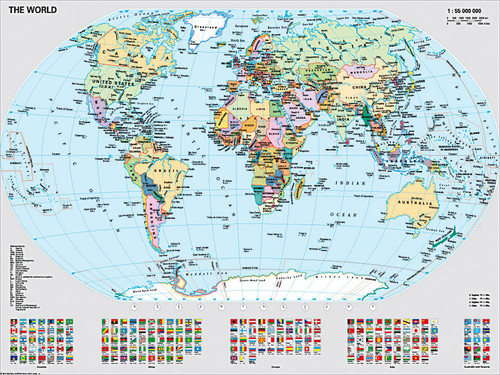 Ravensburger - Political World Map Puzzle 1000 Piece