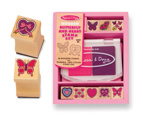 Doug Butterfly and Hearts Stamp Set 