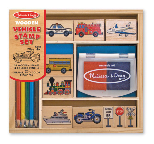 Melissa & Doug Wooden Stamp Sets