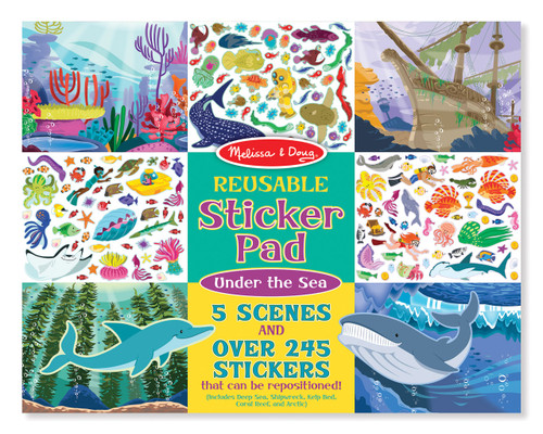 Melissa & Doug Reusable Sticker Pad - Under The Sea