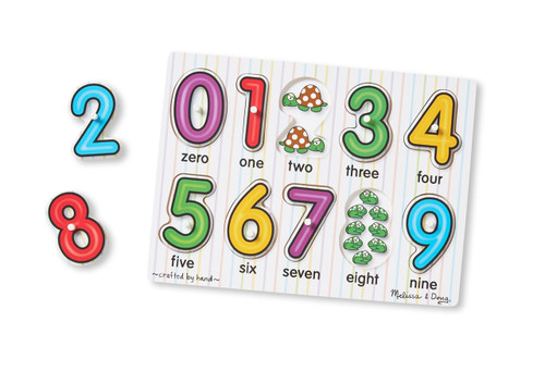 Melissa & Doug Numbers Peg Puzzle