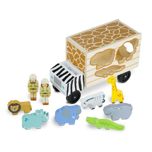 Melissa & Doug Animal Rescue Shape Sorting Truck