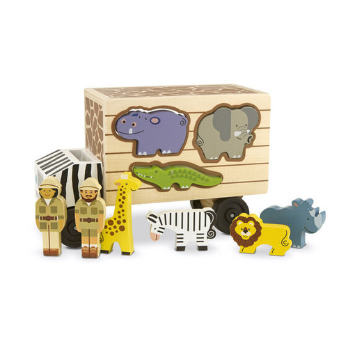 Melissa & Doug Animal Rescue Shape Sorting Truck