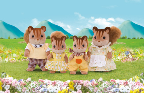 Sylvanian Families Walnut Squirrel Family Sylvanian Families Walnut Squirrel Family