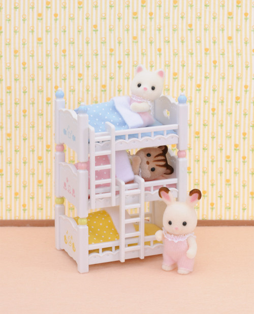 Sylvanian Families Triple Bunk Beds