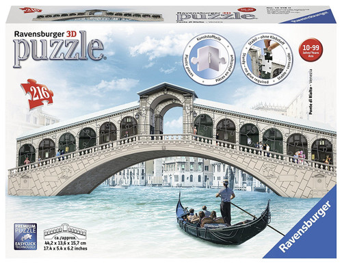 Ravensburger - Venices Rialto Bridge 3D Puzzle 216 Piece
