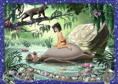 Ravensburger - Disney Moments 1967 The Jungle Book 1000 pce