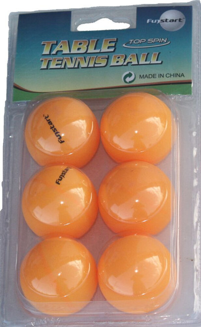 Table tennis balls - 6pk