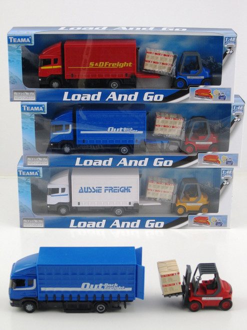 Load & Go Truck & Forklift - Blue