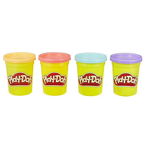 Play-Doh Classic 4 Pack - Orange Pink Light Blue Purple Play-Doh Classic 4 Pack - Orange Pink Light Blue Purple