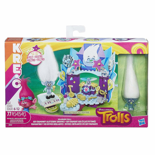 DreamWorks Trolls Branch/'s Dunk the Grump Dunk Tank Playset w// Figure /& Critter