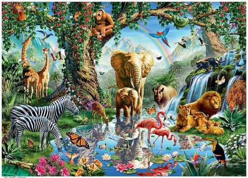Ravensburger - Adventures in the Jungle Puzzle 1000pce Ravensburger - Adventures in the Jungle Puzzle 1000pce