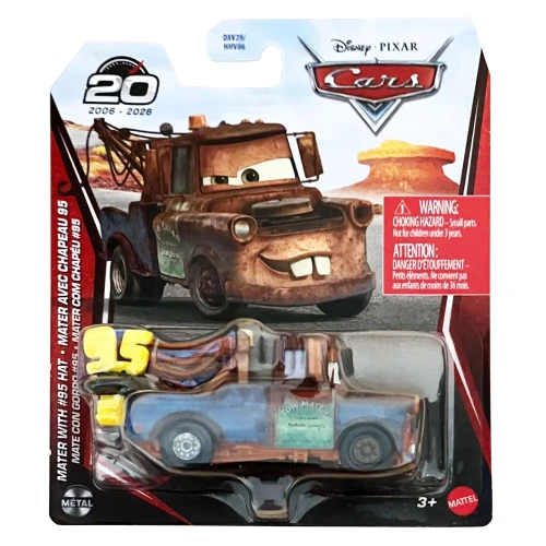 Disney Pixar Cars - Mater With #95 Hat (Metal)
