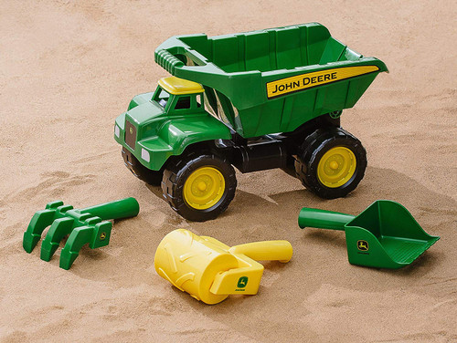 John Deere 38cm Big Scoop Dump Truck With 3 Sand Toys