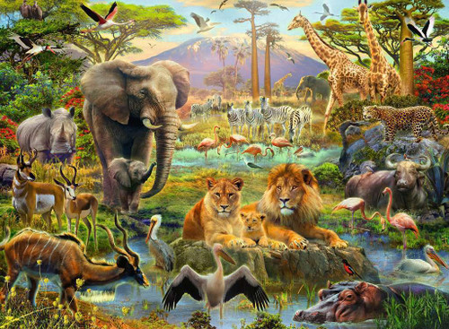 Ravensburger - Animals of the Savanna Puzzle 200 Piece