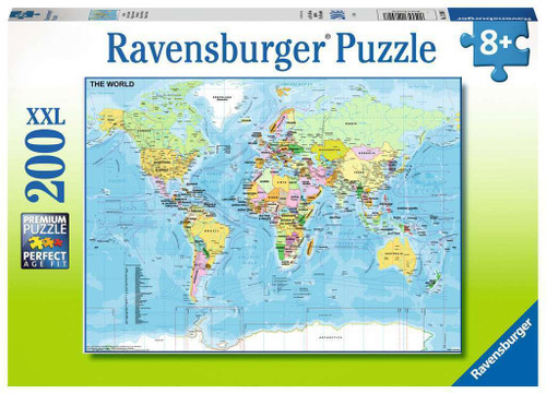 Ravensburger - Map of the World Puzzle 200 Piece