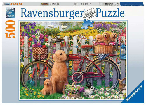 Ravensburger - Cute Dogs in the Garden Puzzle 500 Piece