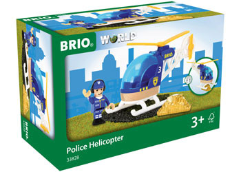 Brio Vehicle - Police Helicopter 3 Pieces