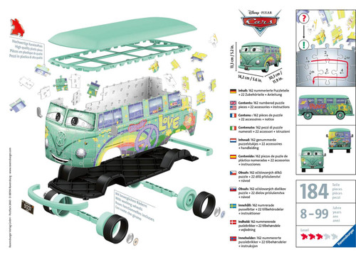 Ravensburger - VW T1 Pixar Puzzle 3D 162 Piece