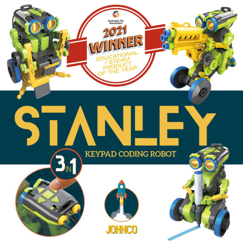 Stanley 3-in-1 Keypad Coding Robot