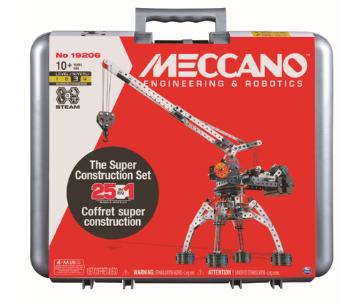 Meccano Super Construction Set In Case