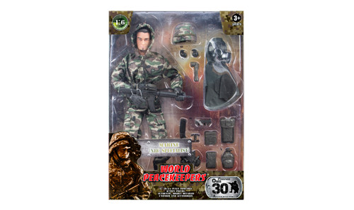 1:6 Scale (30cm) Military Figure - Marine (NBC Specialist)